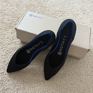 ROTHY’S The Point II, Black Solid - 6.5 (Brand New!)
